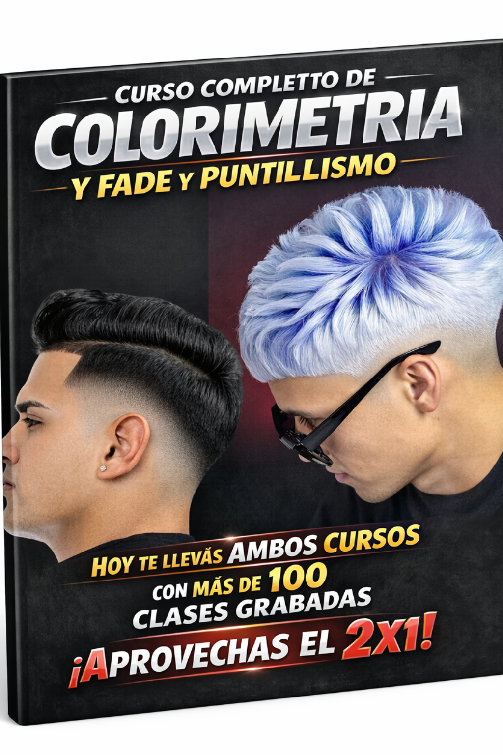 LLEVATE este 2x1 🎁 curso de COLORIMETRIA + curso de FADE Y PUNTILLISMO 🎁 (ACCESO DE POR VIDA ) SOLO ABONAS UNA SOLA VEZ