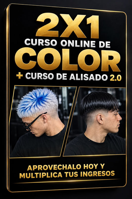 🎁 CURSO DE BLANCOS Y PLATINADOS + CURSO DE ALISADOS 2.0🎁 (ACCESO DE POR VIDA ) SOLO ABONAS UNA SOLA VEZ